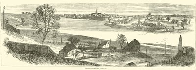 Fredericksburg von Falmouth, November 1862 von American School