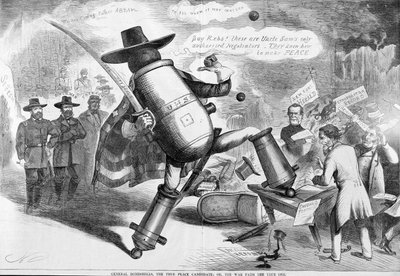 General Bombshells, Der wahre Friedenskandidat oder Der Kriegspfad, der wahre Weg, aus den Humors of War von American School