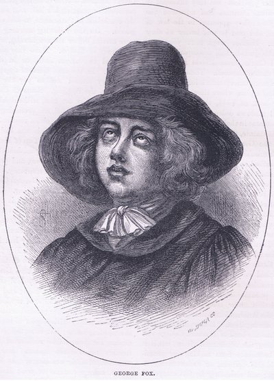George Fox 1651, Illustration aus Cassells Geschichte der Vereinigten Staaten, veröffentlicht von Petter & Galpin ca. 1890 von American School