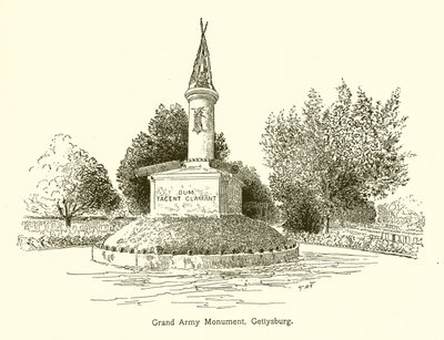Großes Armeedenkmal, Gettysburg von American School