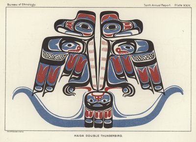 Haida-Doppel-Donnerbird von American School