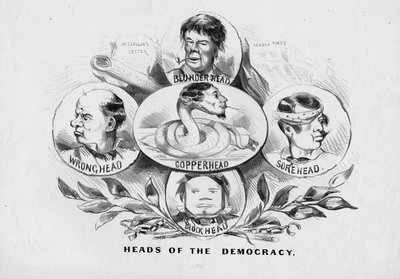 Köpfe der Demokratie von American School