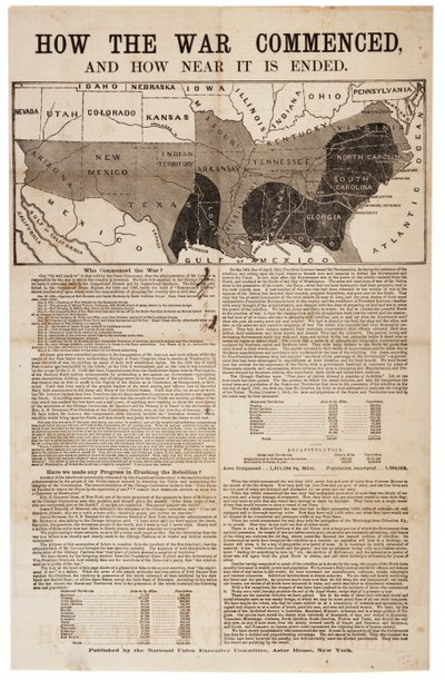 Wie der Krieg begann und wie nah er zu Ende ist, 1864 von American School