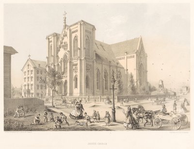 Jesuitenkirche, Kirche der Heiligen Familie, Chicago 1866 von American School