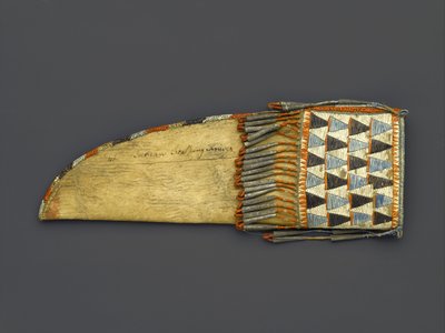 Messerscheide, Eastern Sioux, aus Fort Snelling, Minnesota von American School