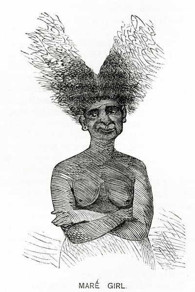 Mädchen auf einem Pferd, Illustration aus Appletons Journal, 4. Mai 1872 von American School