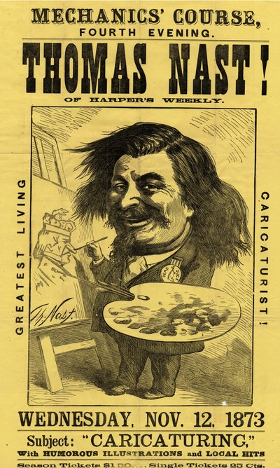 Mechanik-Kurs, vierter Abend. Thomas Nast! von American School