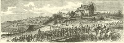 Mine Run, Rücküberquerung bei Germania Ford, November 1863 von American School