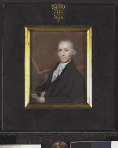 Miniaturporträt von Samuel Osgood, ca. 1789 von American School