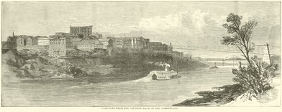 Nashville vom gegenüberliegenden Ufer des Cumberland, Dezember 1864 von American School