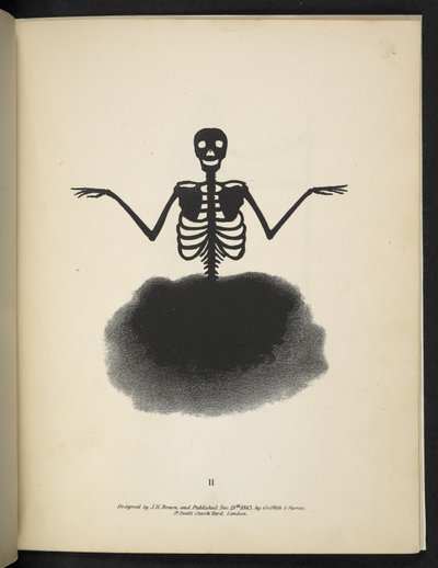 Tafel 11. Eine Skelettfigur, aus 