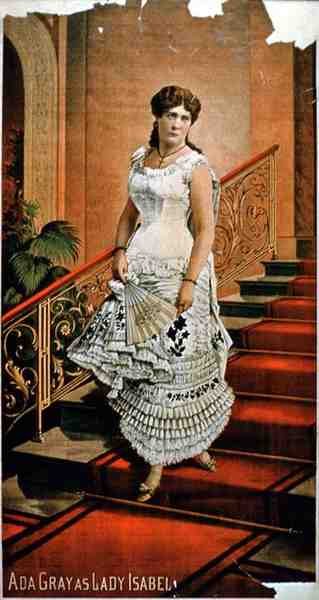 Porträt von Ada Gray als Lady Isabel von American School