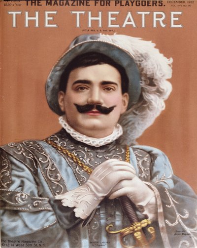 Poster mit Enrico Caruso (1873-1921) als Rigoletto, 1912 von American School