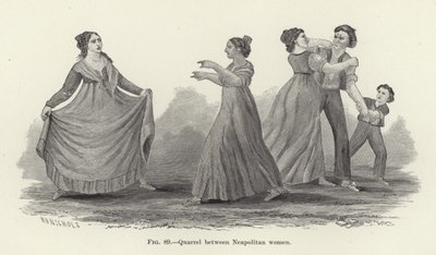 Streit zwischen neapolitanischen Frauen von American School