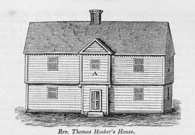 Haus von Reverend Thomas Hooker, aus 