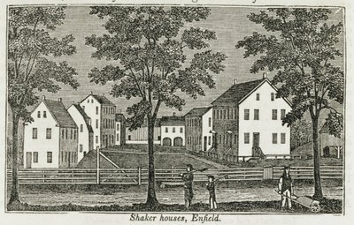 Shaker-Häuser in Enfield, aus 
