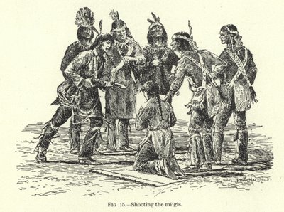 Schießen des Migis von American School