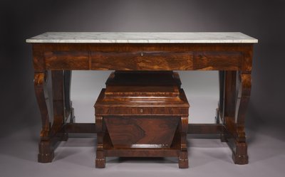 Anrichte und Weinschrank, Firma Duncan Phyfe und Sohn von American School