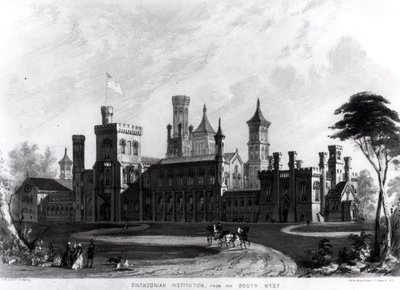 Smithsonian Institution von Südwesten, aus 