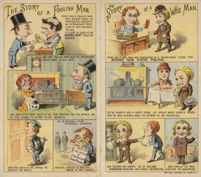 Geschichte vom weisen und törichten Mann von American School