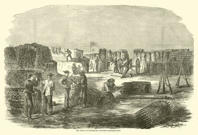 Die Belagerung von Vicksburg, Batterie Hickenlooper, Juni 1863 von American School