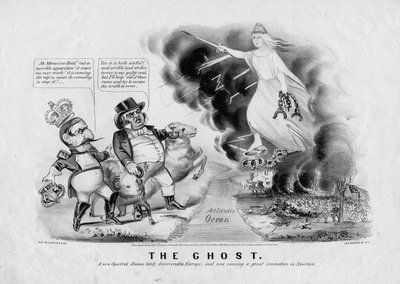 Das Gespenst: eine neue spektrale Illusion, kürzlich in Europa entdeckt und nun in Amerika große Aufregung verursachend von American School