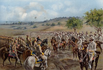 US Army, General Torals Kapitulation von Santiago vor General Shafter von American School
