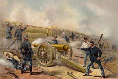 US Army, Belagerungs- und Barbette-Kanonen, Fort Haskell von American School