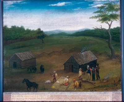 Ansicht in Elkhart County, Indiana von American School