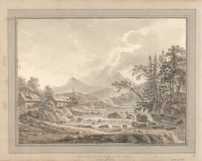 Ansichten in England, Schottland und Wales: Tour in Schottland; Zusammenfluss von Lochy und Dochart bei Killin von Amos Green
