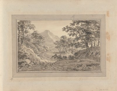 Ansichten in England, Schottland und Wales; Tour in Schottland: Landschaft in der Nähe von Wyburn? von Amos Green