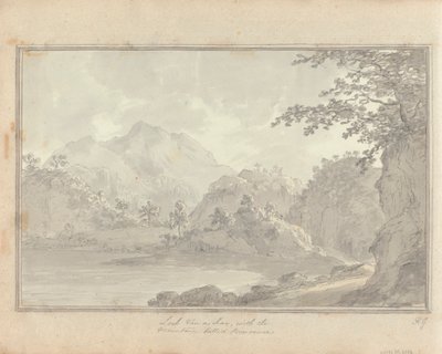 Ansichten in England, Schottland und Wales: Tour in Schottland; Loch van-a-char, mit dem Berg namens Benvenue von Amos Green