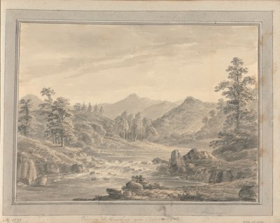 Ansichten in England, Schottland und Wales: Ansicht auf den Brathay bei Clappensgate von Amos Green