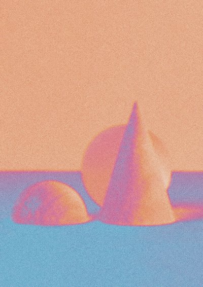 Träumerische geometrische Formen von Amy Louise Baker