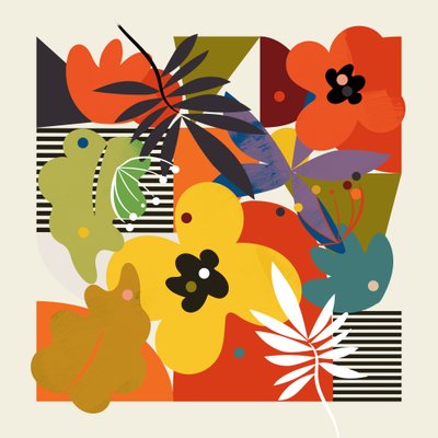 Kreise Minimal Blume von Ana Rut Bre