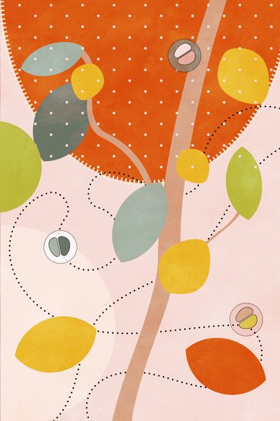 Freundliche Farben Hilma 5 von Ana Rut Bre