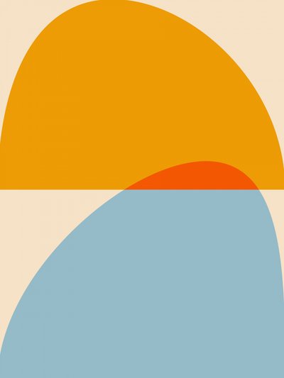 Mittleres Jahrhundert Pastell 18 von Ana Rut Bre