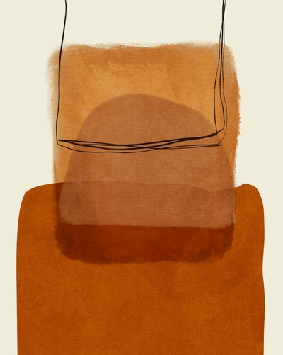 Gemalte Linien Desatur von Ana Rut Bre