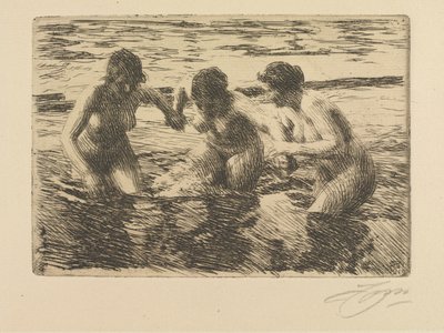 Gegen den Strom von Anders Zorn