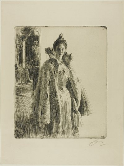 Ihre Königliche Hoheit Prinzessin Ingeborg von Schweden II von Anders Leonard Zorn