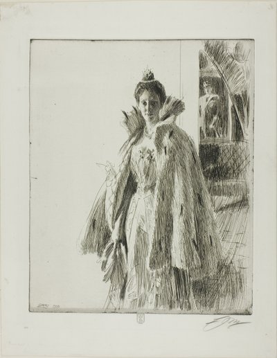 Ihre Königliche Hoheit Prinzessin Ingeborg von Schweden I von Anders Leonard Zorn