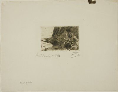 Die kleine Badende von Anders Leonard Zorn