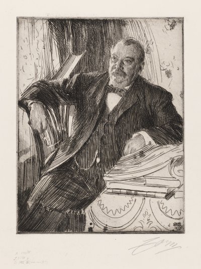 Mr. Grover Cleveland von Anders Zorn