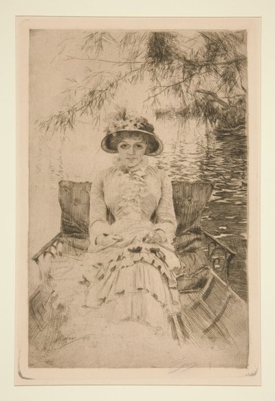 Auf der Themse von Anders Zorn