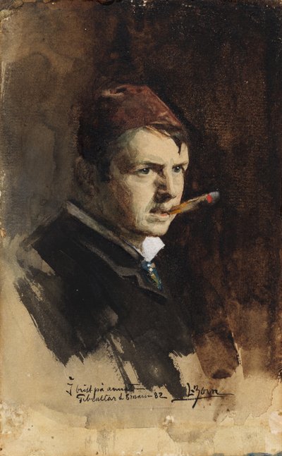 Selbstporträt von Anders Zorn