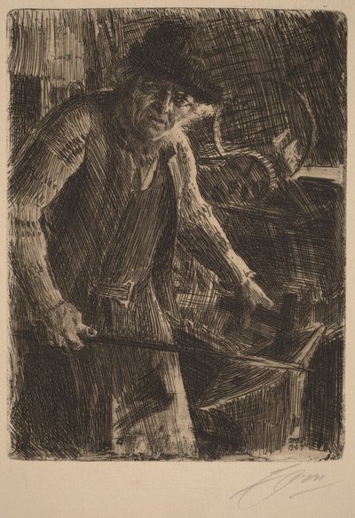 Der Meisterschmied von Anders Zorn