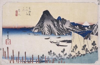 Ein Blick auf Imagiri von Ando or Utagawa Hiroshige