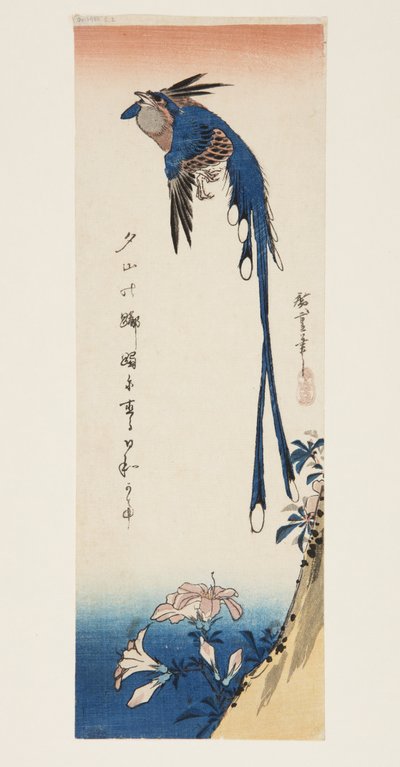 Elster und Azalee von Ando or Utagawa Hiroshige