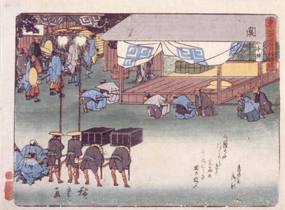 Seki von Ando or Utagawa Hiroshige
