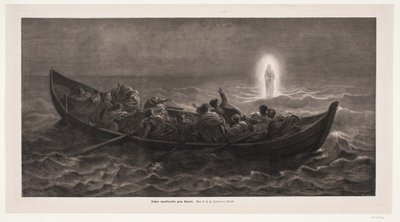 Jesus wandelt auf dem Meer von André Bork